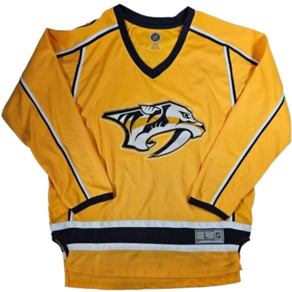 Nashville Predators NHL Hockey Jersey Men's Size Large Unisex - Picture 1 of 9